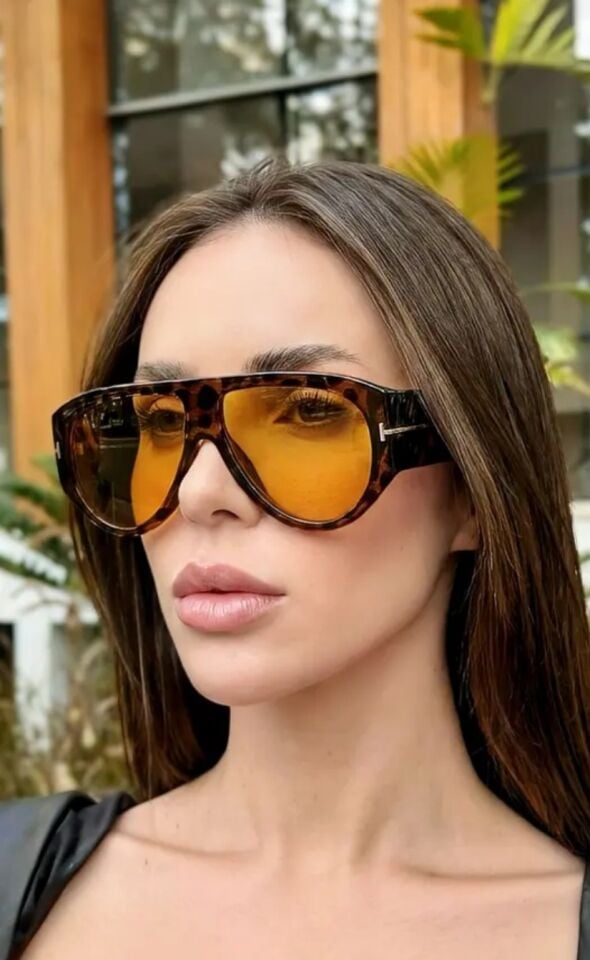 Parla Golden Leopard Gözlük