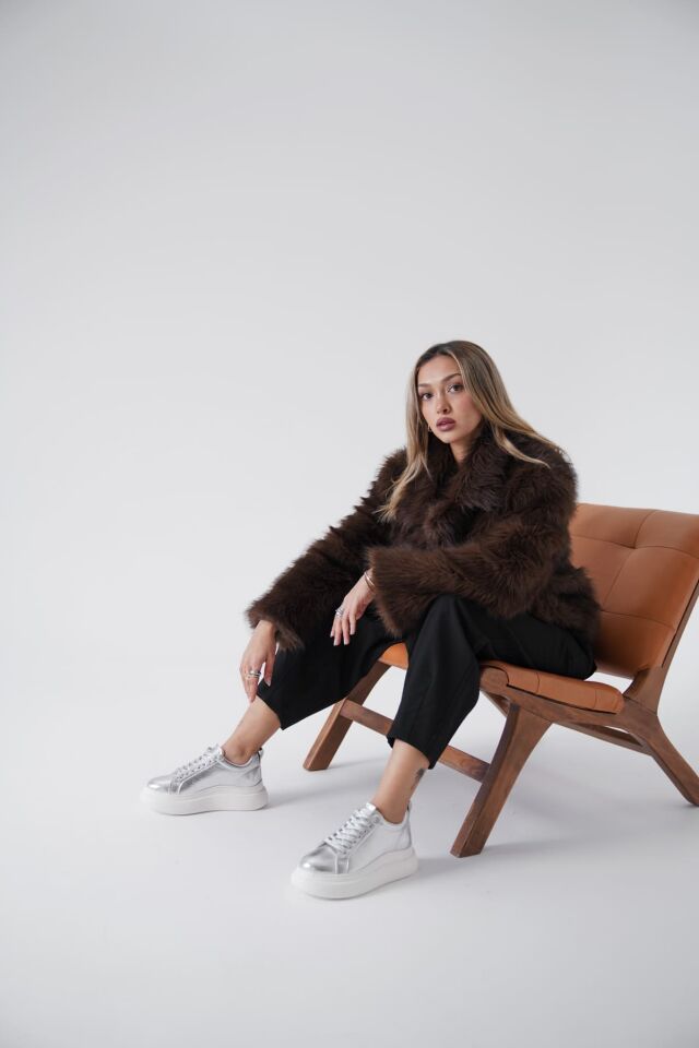 Gümüş Kadın Sneaker TR01MS05B