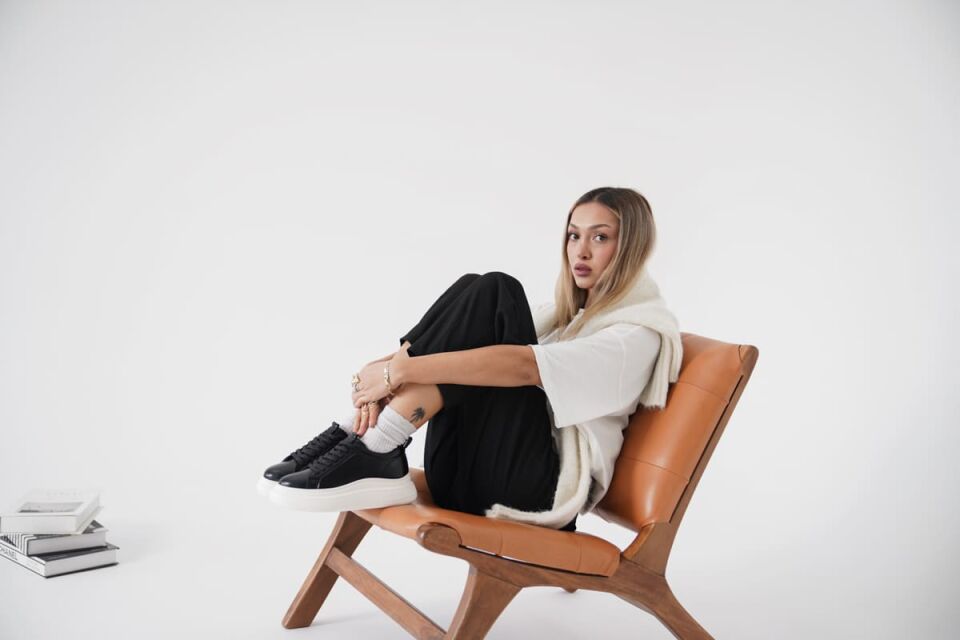 Kadın Siyah Sneaker TR01MS05A